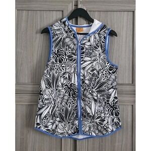 Ruby Rd Womens Activewear Sleeveless Hoodie Sz Small Full Zip